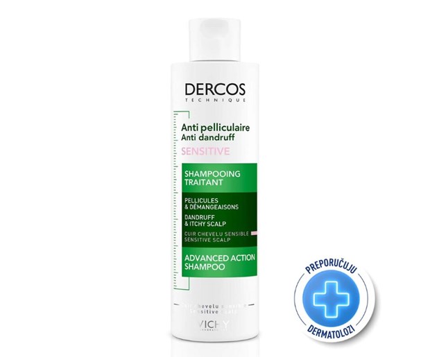 Vichy Dercos šampon protiv prhuti osjetljivo vlasište 200ml