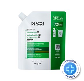 Vichy Dercos šampon protiv prhuti suho vlasište refill 390ml