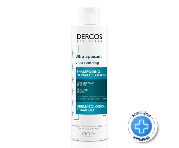 Vichy Dercos smirujući šampon za osjetljivo vlasište normalna i masna kosa 200ml