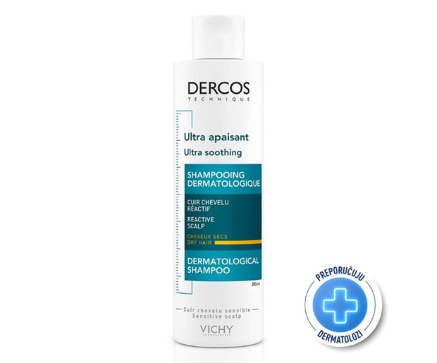 Vichy Dercos smirujući šampon za osjetljivo vlasište suha kosa 200ml