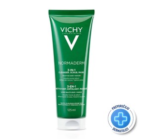 Vichy Normaderm 3u1 piling maska krema za čišćenje 125ml