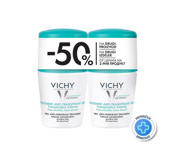 Vichy Dezodorans protiv znojenja zeleni 50ml duo promo