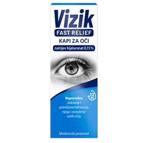Vizik kapi za oči Fast Relief