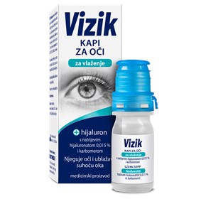 Vizik kapi za oči za vlaženje