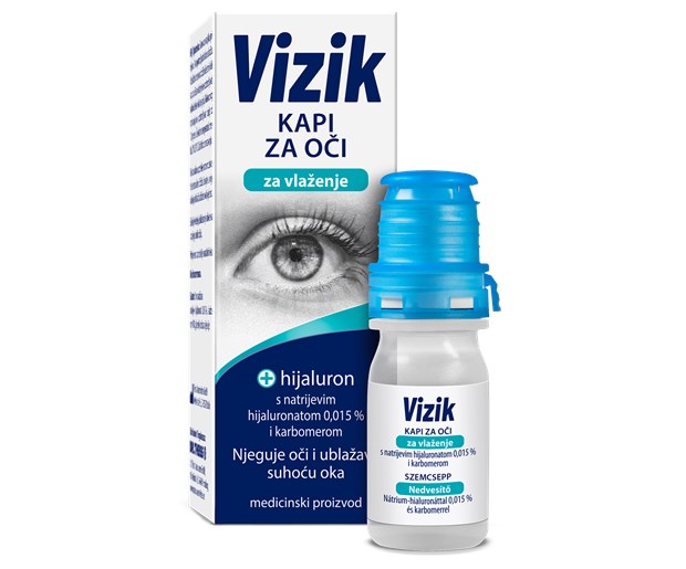 Vizik kapi za oči za vlaženje