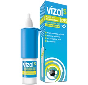 Vizol S 0,21% kapi za oči