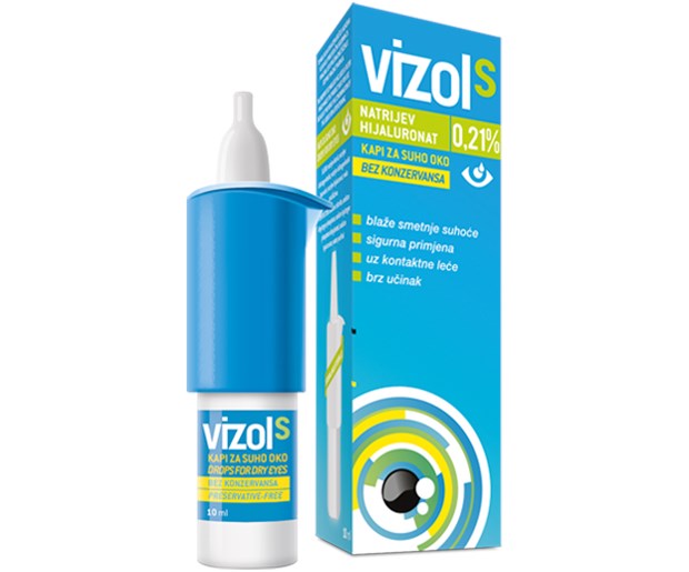 Vizol S 0,21% kapi za oči