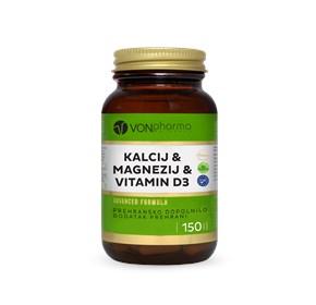 Vonpharma kalcij magnezij D3
