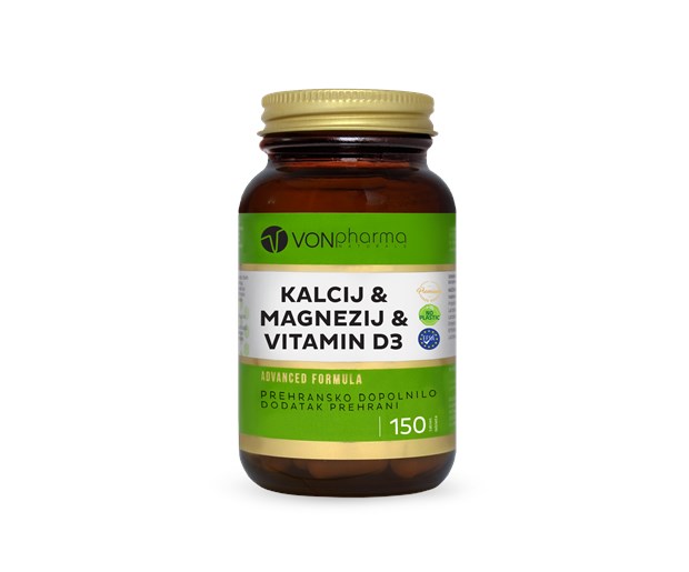 Vonpharma kalcij magnezij D3