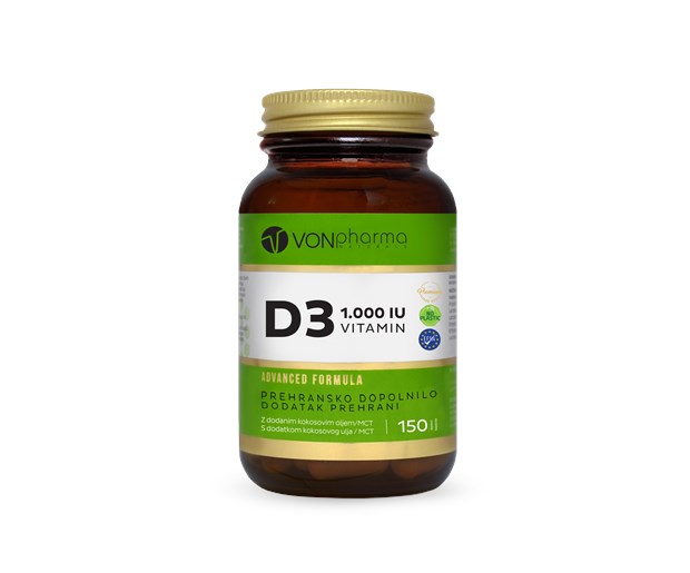 Vonpharma vitamin D3 1000 IU