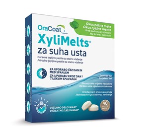 XyliMelts pastile za suha usta okus mente
