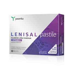 Yasenka Lenisal pastile islandski lišaj, kadulja i vitamin C a20