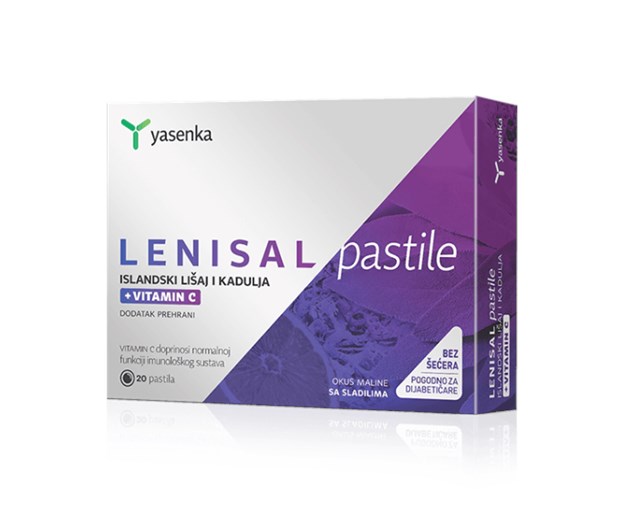 Yasenka Lenisal pastile islandski lišaj, kadulja i vitamin C a20