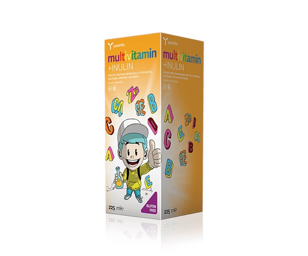 Yasenka Multivitamin + inulin sirup za djecu 225ml