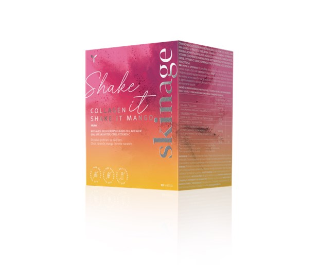 Yasenka Skinage collagen shake it mango