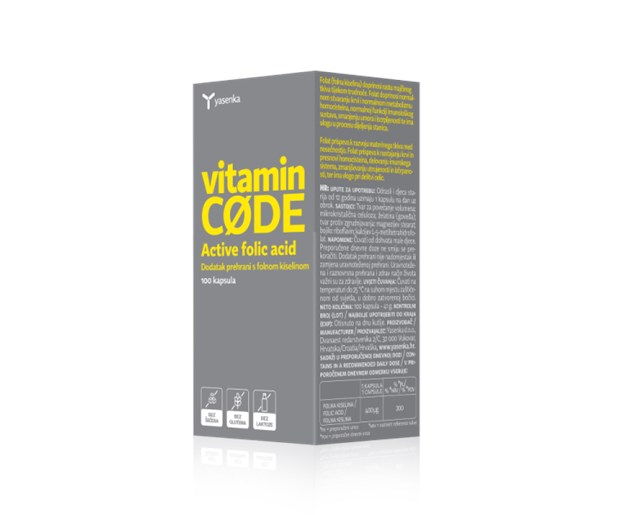 Yasenka Vitamin Code aktivna folna kiselina