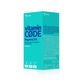 Yasenka vit CODE magnezij 375 kapsule
