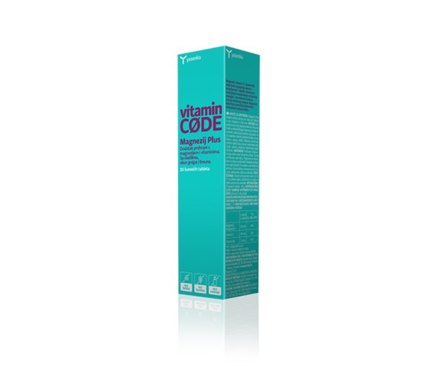 Yasenka vit CODE magnezij plus eff a20