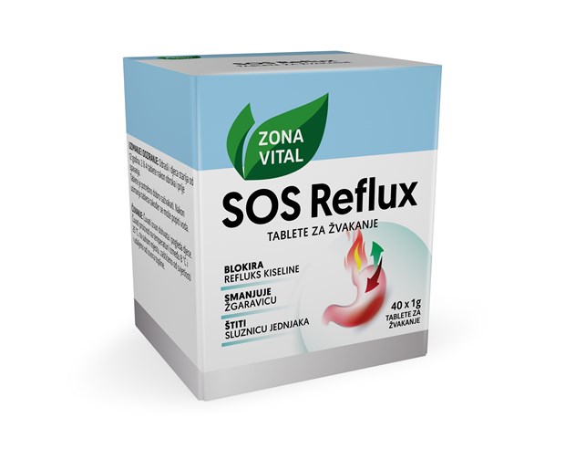 Zona Vital SOS Reflux tablete za žvakanje