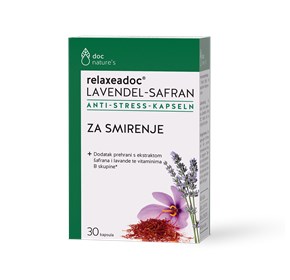 Relaxeadoc anti-stress šafran kapsule