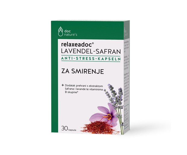 Relaxeadoc anti-stress šafran kapsule